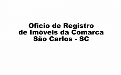 Ofício de Registro de Imóveis de São Carlos - SC