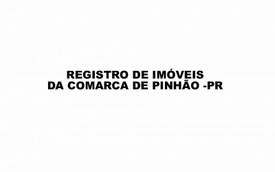 Registro de Imóveis da Comarca de Pinhão -PR